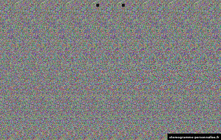 Stéréogramme Poisson, motif points aléatoires, profondeur moyenne